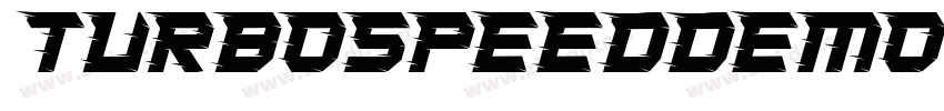 TurboSpeedDemo Itali字体转换